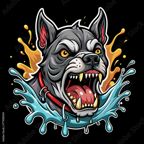 head, animal, vector, wolf, tattoo, tiger, lion, wild, 