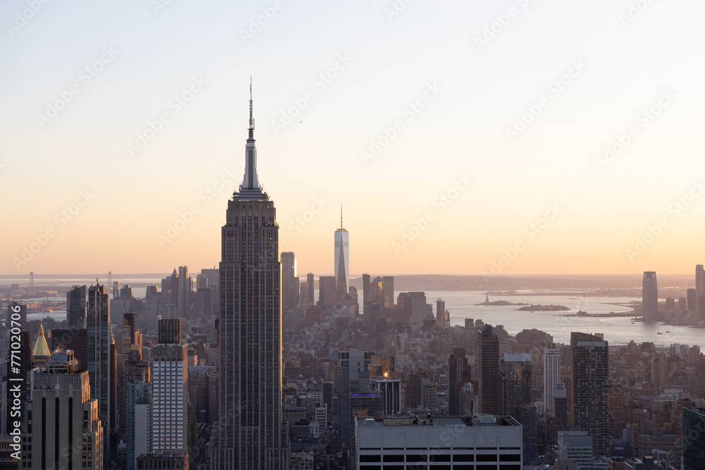 Empire State Building at sunset Empire State Building at sunset