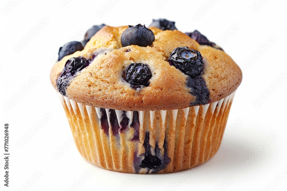 Blueberry Muffin Close-up Shot for Stylish Baking Inspiration Generative AI Blueberry Muffin Close-up Shot for Stylish Baking Inspiration Generative AI