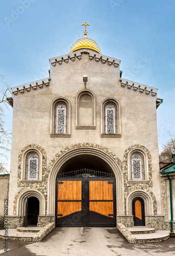 Entrance to the Alan Epiphany Convent in North Ossetia