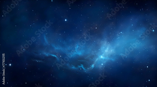 Space background with nebula and stars. 3d illustration. photo