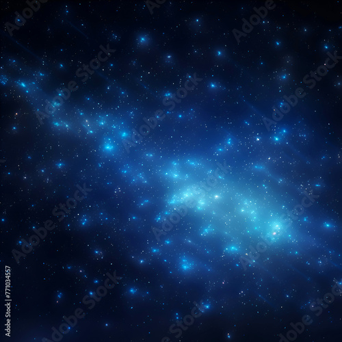 abstract space background with stars and nebula. computer generated illustration