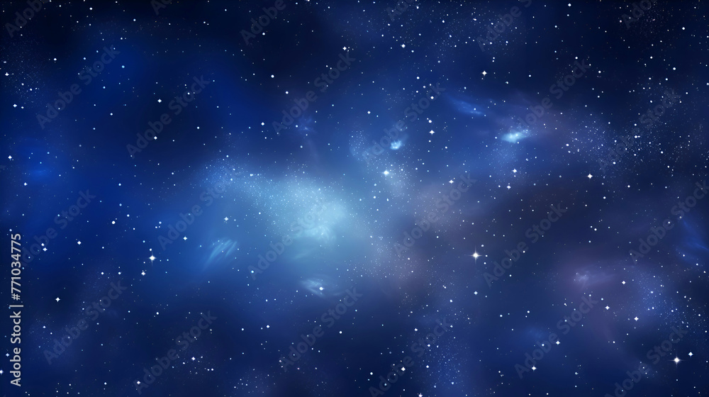 Space background with nebula and stars. 3d rendering illustration.