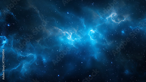 an example of an nebula with blue stars in the style  2e42e537-2230-4e87-a2c6-b6f3fd5a9820 2 photo