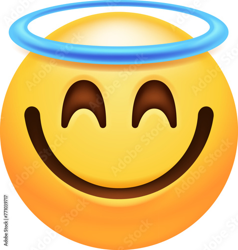 Smiling Face With Halo Emoji