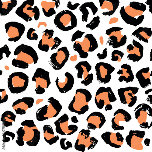 Vector illustration set of animal seamless prints. Wild animal seamless pattern collection. Vector leopard, cheetah, tiger, giraffe, zebra, snake skin texture set for fashion print design,