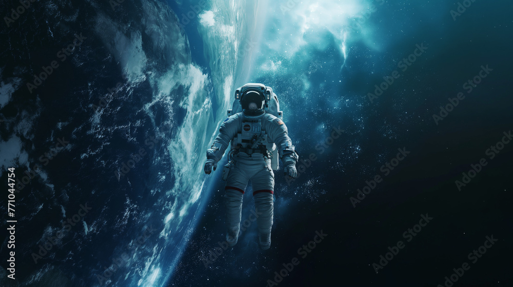 Fototapeta premium astronaut in space
