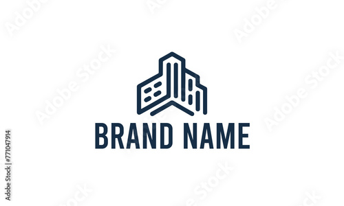 Company logo design ideas vector Flat design logo design 