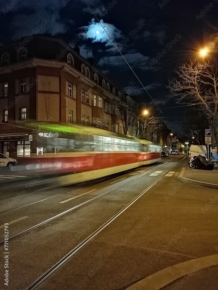 Night trams Prague