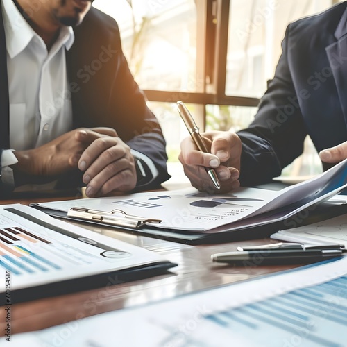 Professional and modern financial consulting setting, emphasizing trustworthy advisors and financial planning importance.