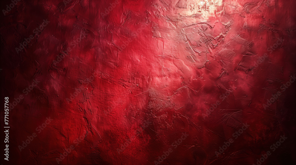 Abstract red textured background with dark and light colors