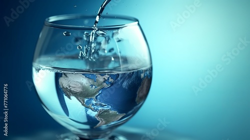 prompt "Clean water concept with pure water sources, water treatment processes, and hydration awareness on a refreshing background" --ar 16:9 --stylize 500 --v 5 Job ID: 271bd5ac-5fde-4d5d-a7ed © Zhanna