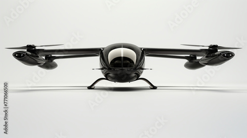 Future of Flight: The eVTOL Revolution - airplane on the ground (ID: 771066500)