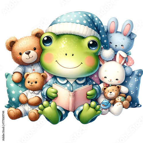 Cute Frog Clipart PNG charming and playful Frog 