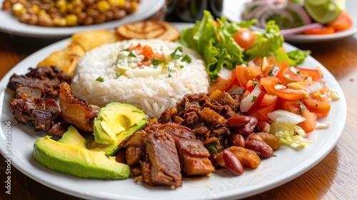 Colombian food dish photo