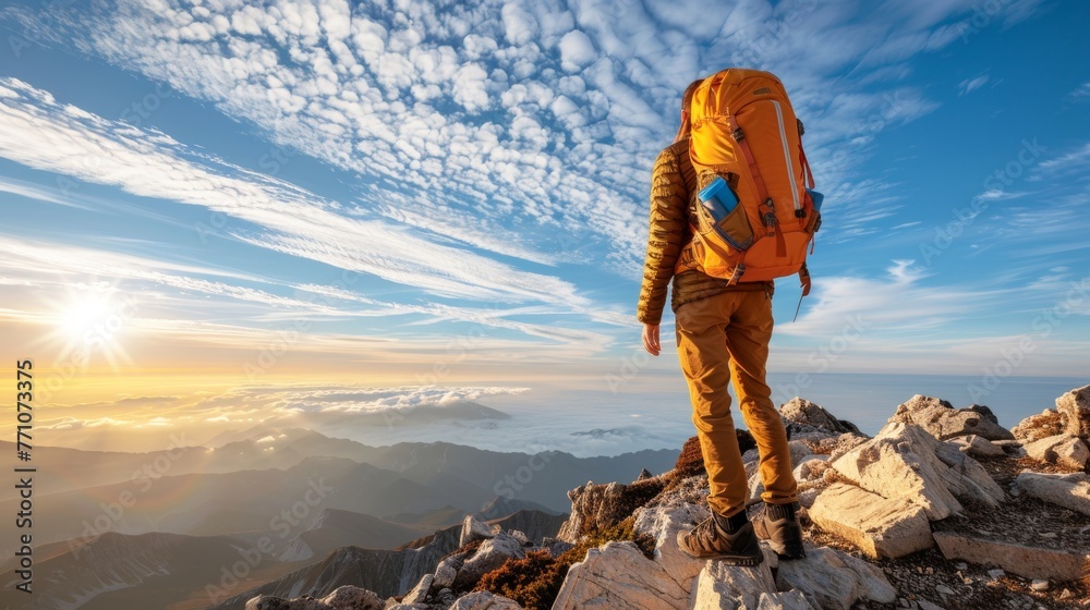 Exploring mountain peaks a visual journey into the adventurous