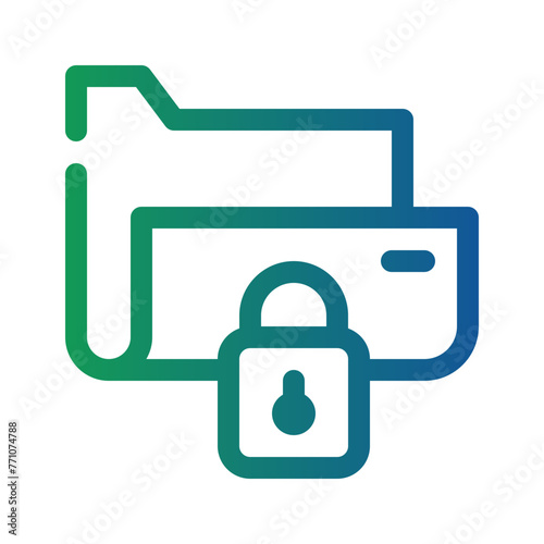Free Download protection gradient icon - GFXLoad