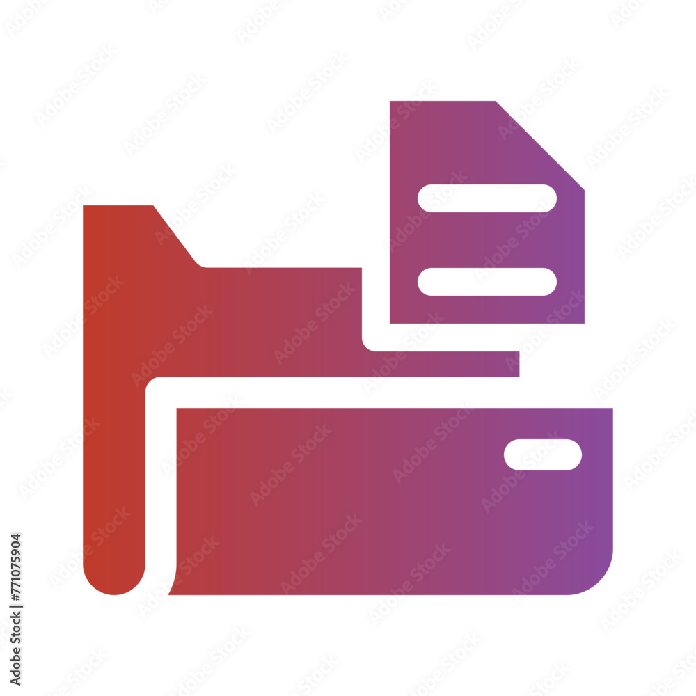 document flat gradient icon document flat gradient icon