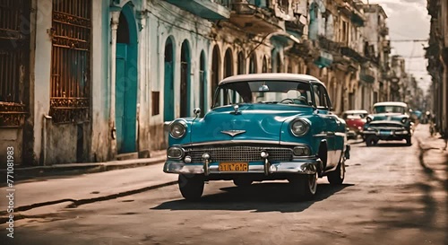 Old cars in Havana. photo