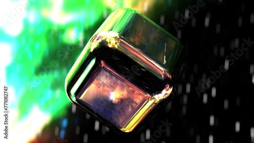 Cosmic Rays Turning Perfect Cube into Sphere