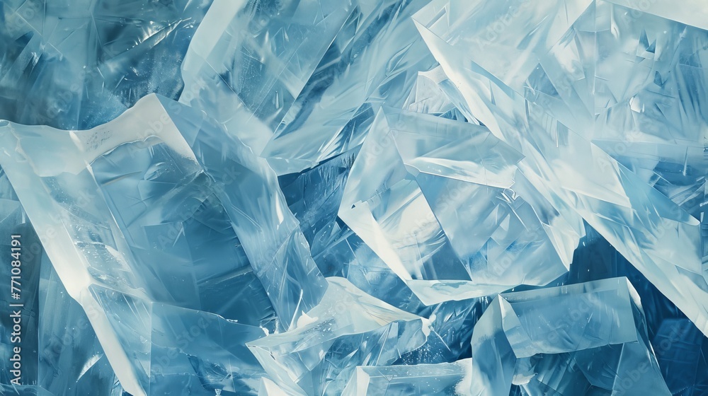 Abstract elegance in the sharp shards of blue ice. Artistic ice shard formation in a cool blue abstract arrangement. Abstract elegance in the sharp shards of blue ice. Artistic ice shard formation in a cool blue abstract arrangement.
