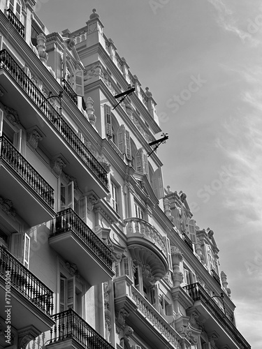 Historical buildings in central Valencia, Spain photo