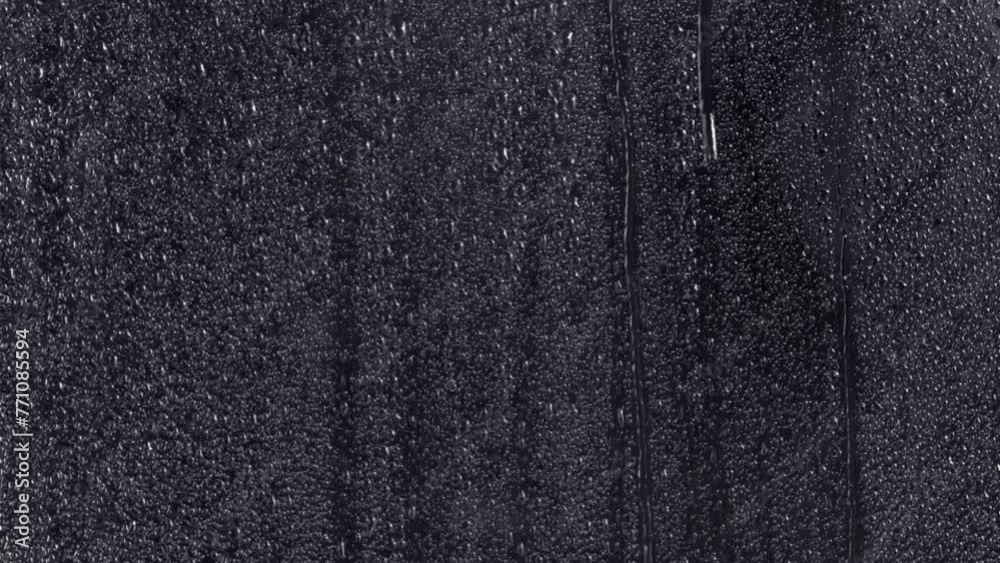 a water wet window weather transparent drip drops surface glass rain rainfall storm stormy falling condensation windshield backdrop light clear 4k motion raindrop night background