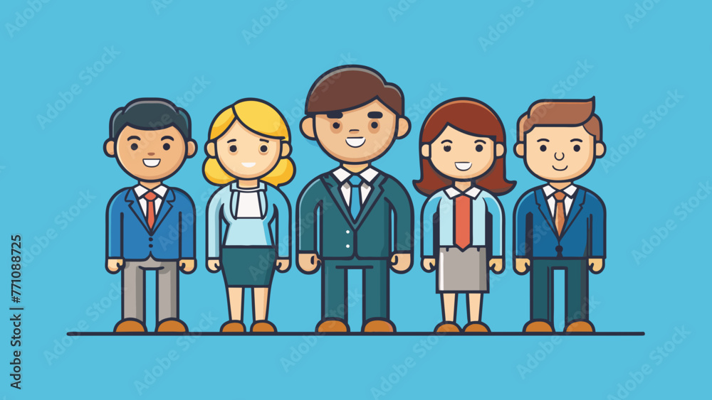 business team silhouette vector illustration business team silhouette vector illustration