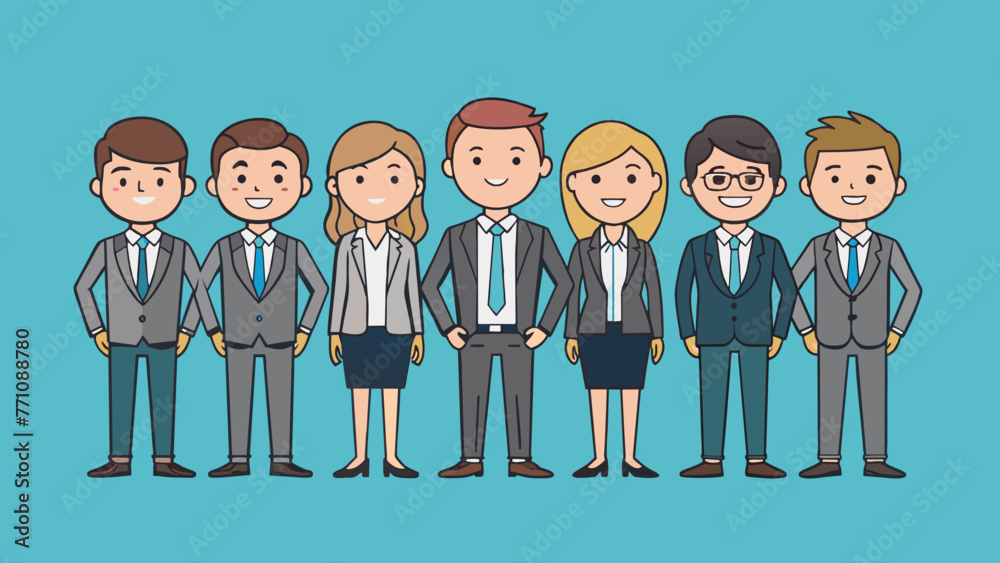 business team silhouette vector illustration business team silhouette vector illustration