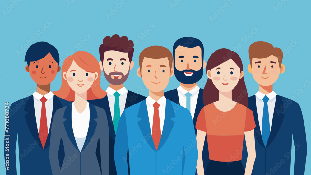 business team silhouette vector illustration business team silhouette vector illustration