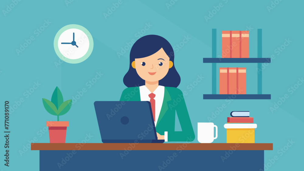 office worker silhouette vector illustration office worker silhouette vector illustration