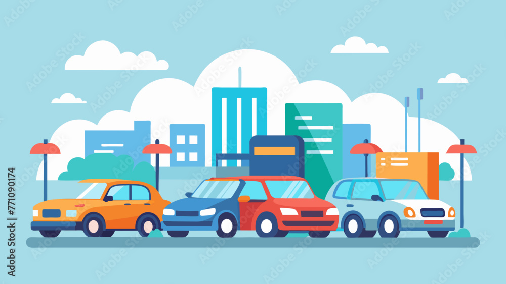 cars that are ready for sal silhouette vector illustration cars that are ready for sal silhouette vector illustration