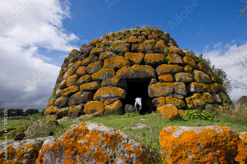 rocks and sky, Nuraghe. S'Aspru, Banari. Meilogu, SS, Sardinia, Italy photo