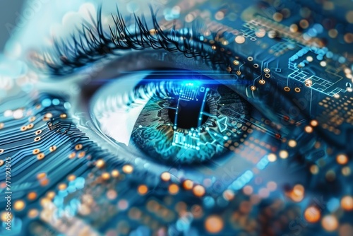 Revolutionizing Cybersecurity: AI Integration in Human Eye Technology