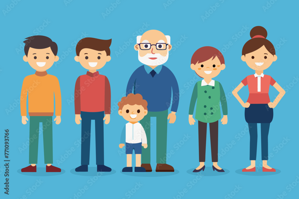 man different ages silhouette vector illustration man different ages silhouette vector illustration