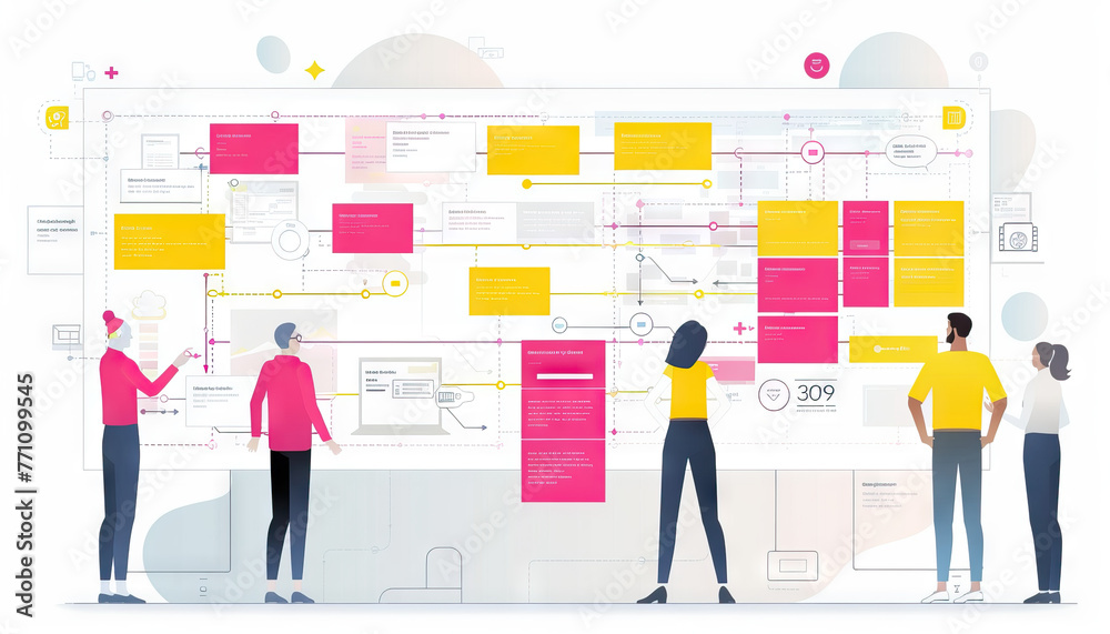 Customer Journey Mapping: Visualize UX designers mapping out customer ...