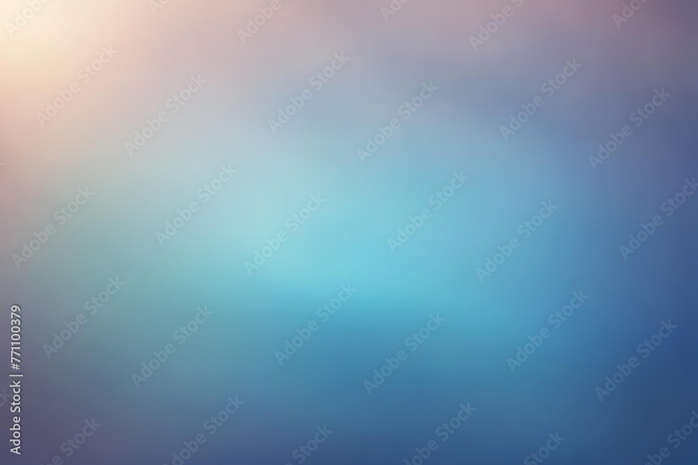 Abstract gradient smooth Blurred grainy Blue glowing noise texture background image