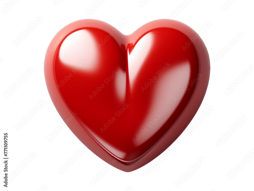 red heart isolated red heart isolated