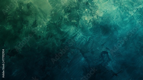 An abstract texture background blends dark blue and green hues with a subtle gradient for a sleek design