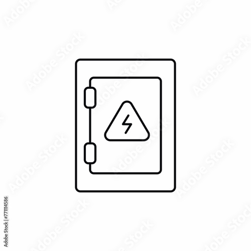 Transformer Electricity Voltage Caution icon