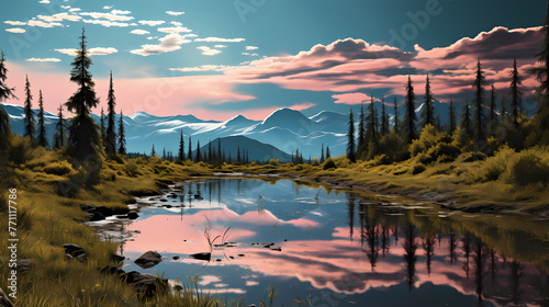 natural scenery background
