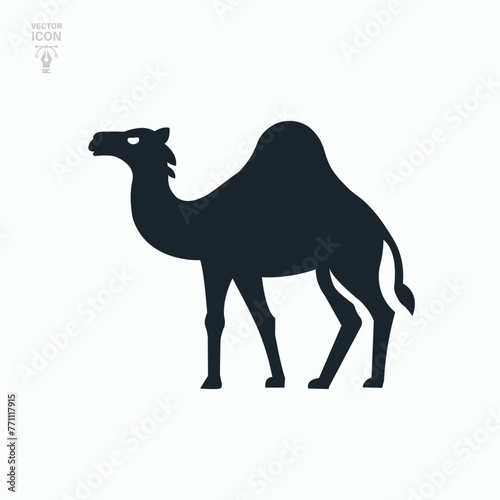 Camel icon. Isolated simple vector illustration	