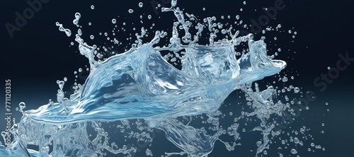 water splash waves, clear, fresh, aqua 133