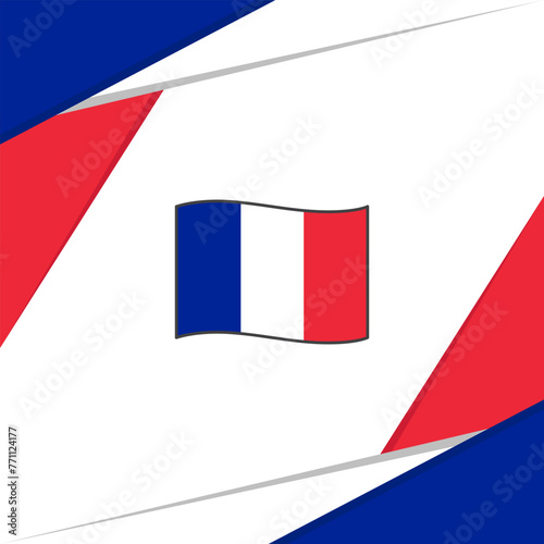 Reunion Flag Abstract Background Design Template. Reunion Independence Day Banner Social Media Post. Reunion
