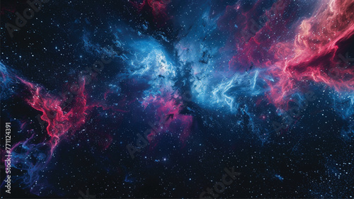 Fototapeta Naklejka Na Ścianę i Meble -  Nebula and galaxies in space. Abstract cosmos galaxy background