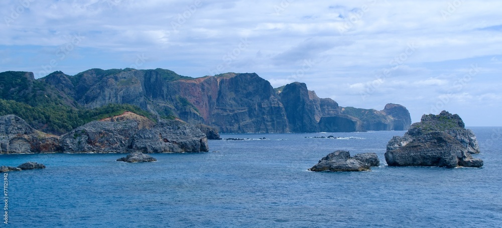 【小笠原】南島から見るハートロック（千尋岩）