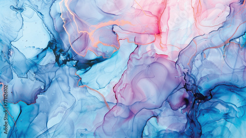 Abstract blue marble texture, luxury background