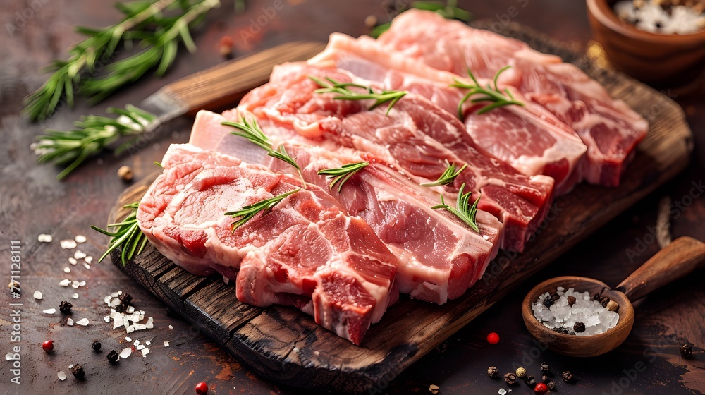 Fresh pork neck raw or collar pork
