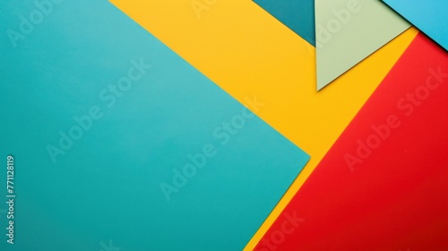 Free Download geometric abstract colorful paper background - GFXLoad