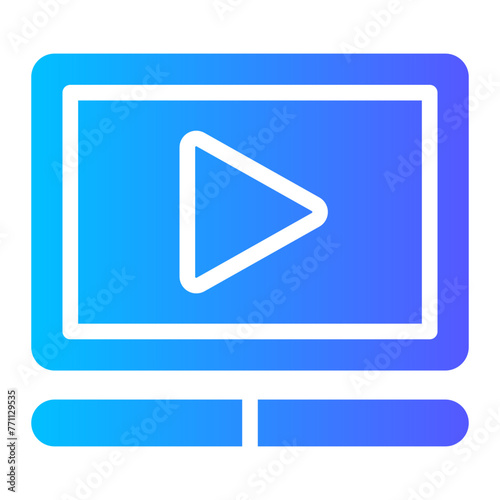 video tutorial gradient icon